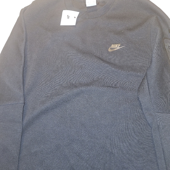 Nike Sportswear Tech Fleece Crew Sweatshirt 'Black- Large - Picture 15 of 16